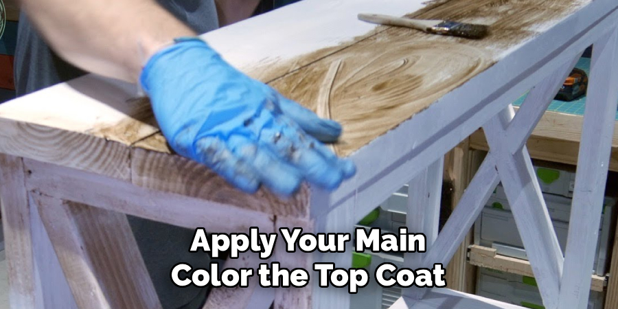 Apply Your Main
Color the Top Coat