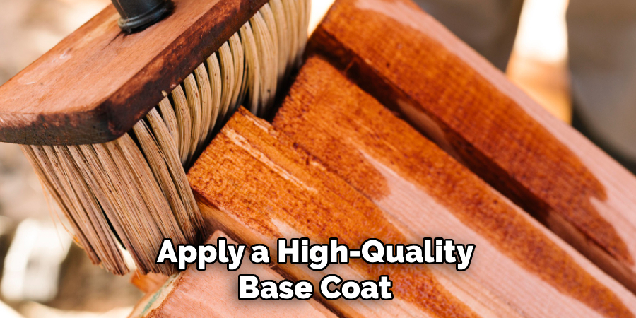 Apply a High-Quality Base Coat