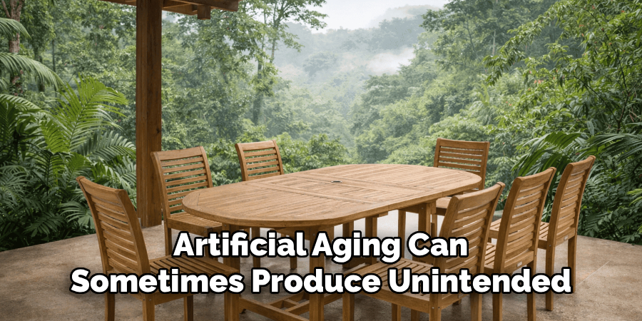 Artificial Aging Can
Sometimes Produce Unintended