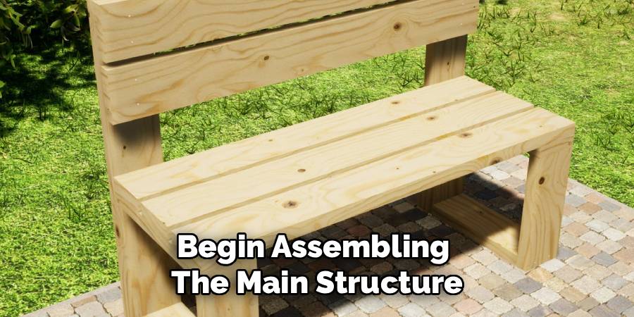 Begin Assembling 
The Main Structure
