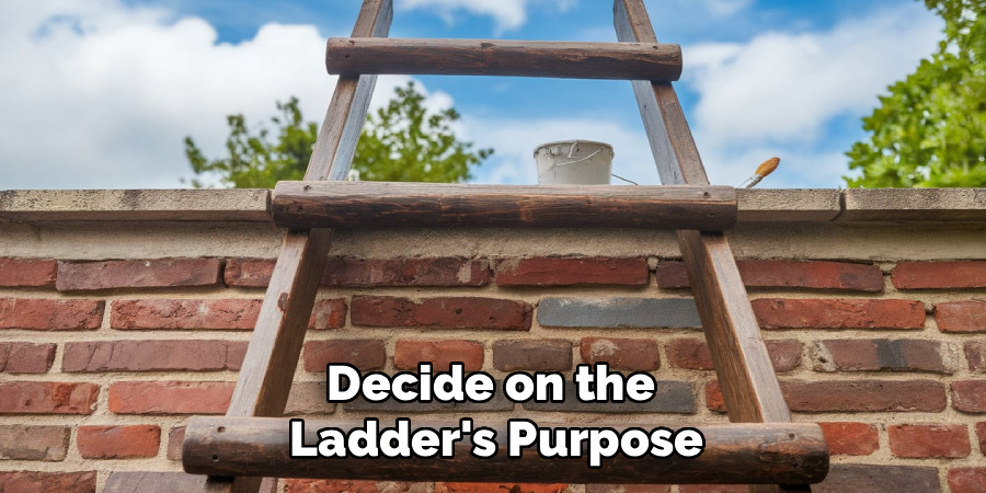 Decide on the 
Ladder's Purpose