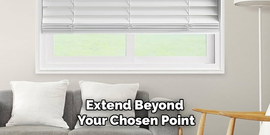 Extend Beyond
Your Chosen Point