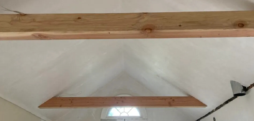 How to Make Faux Wood Beams from Styrofoam
