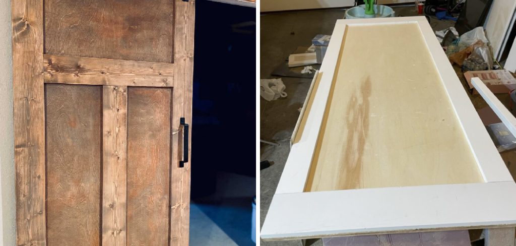 How to Build a Barn Door With Plywood
