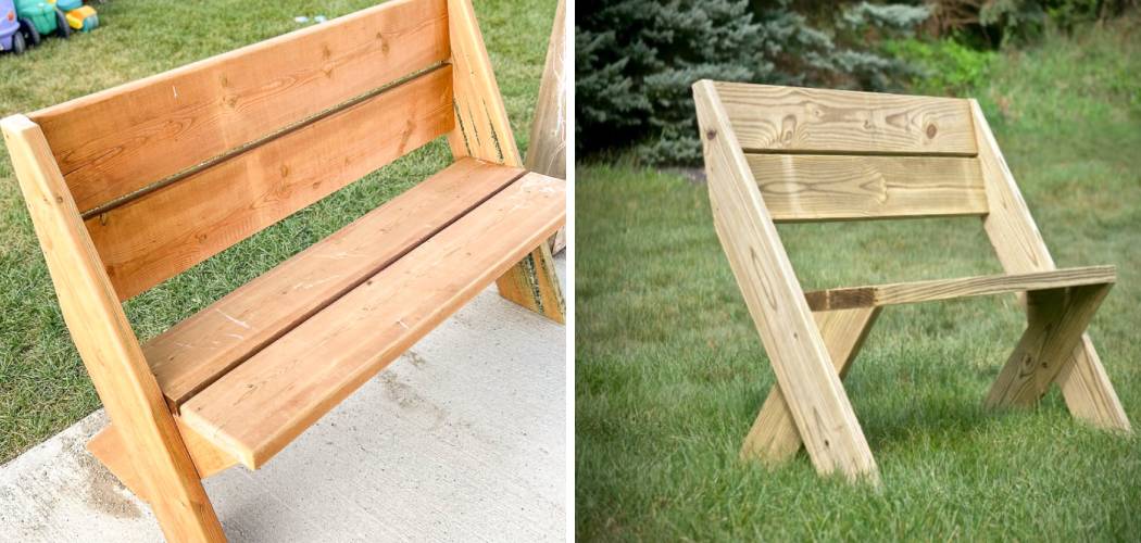How to Build a Wooden Bench With Back