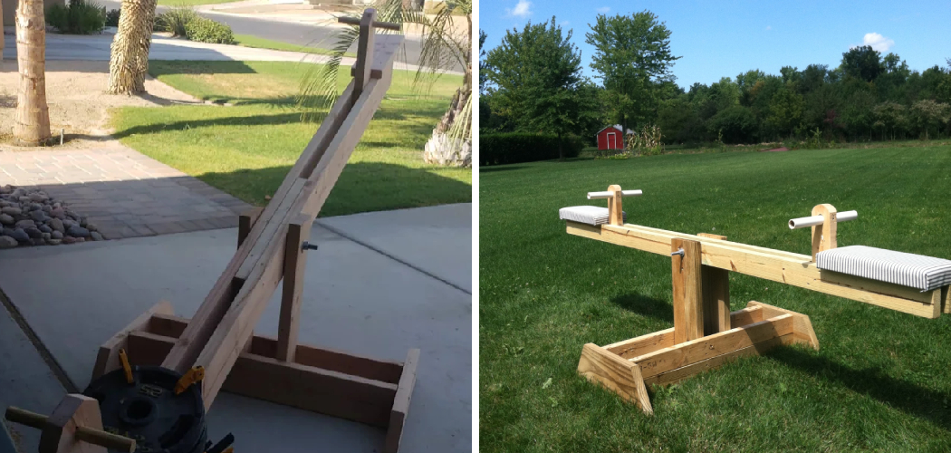 How to Make a Seesaw Out of Wood