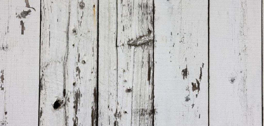 How to Paint Distressed White Wood