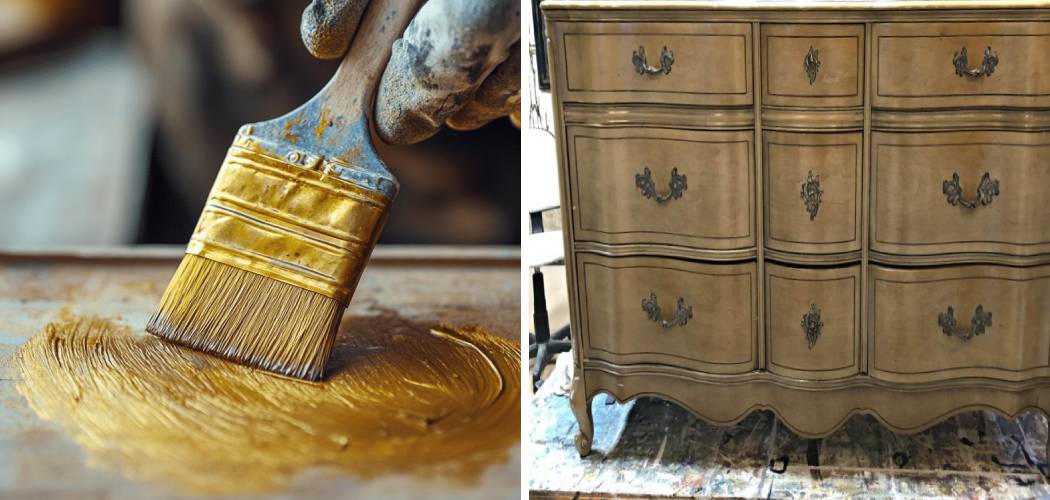 How to Paint Wood Gold