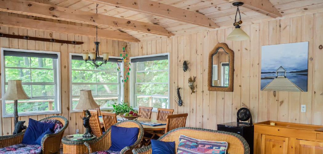 How to Paint Wood Walls