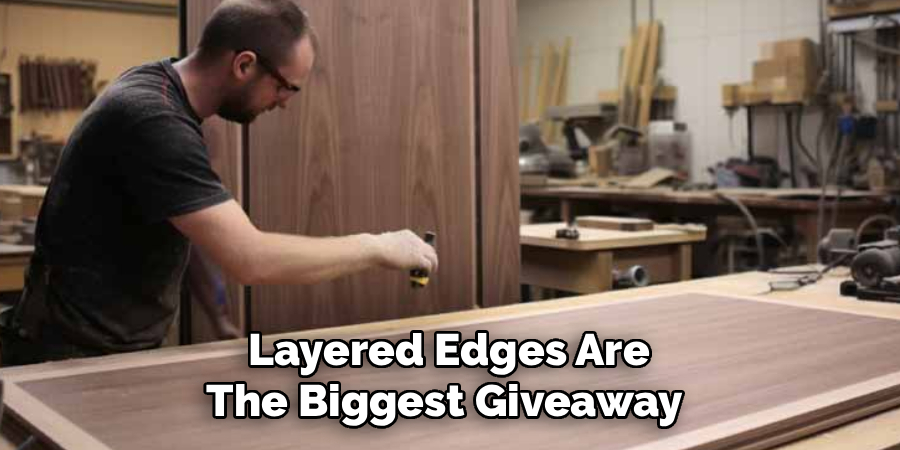 Layered Edges Are
The Biggest Giveaway