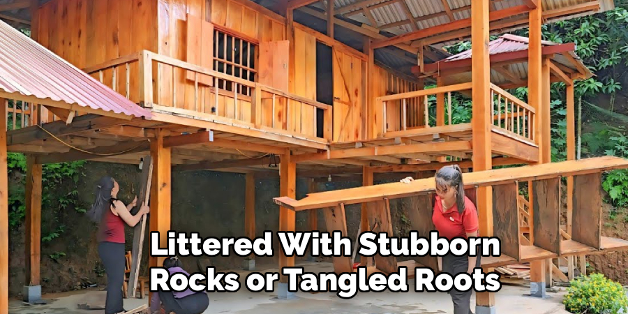 Littered With Stubborn
Rocks or Tangled Roots