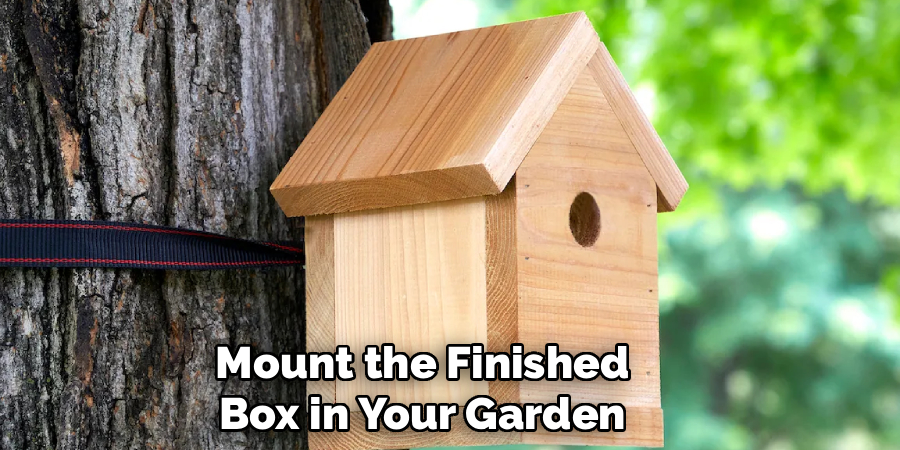 Mount the Finished Box in Your Garden