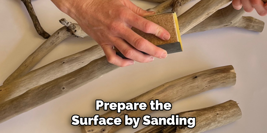 Prepare the Surface by Sanding
