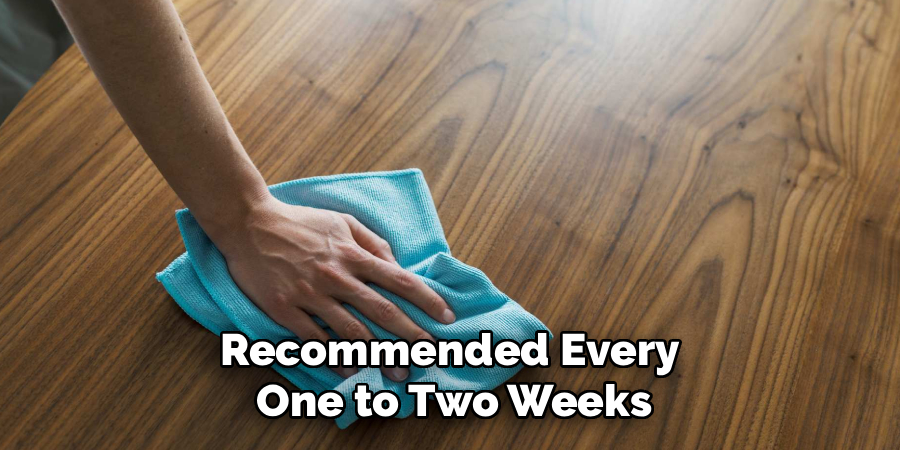 Recommended Every
One to Two Weeks
