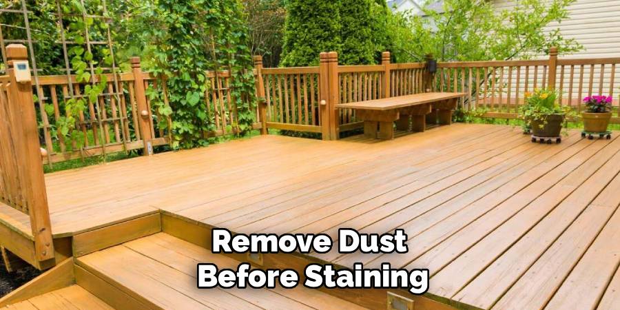 Remove Dust
Before Staining