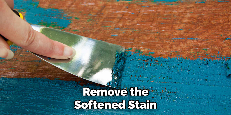 Remove the Softened Stain