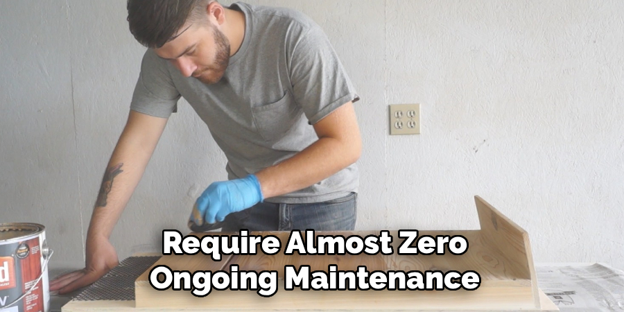 Require Almost Zero
Ongoing Maintenance