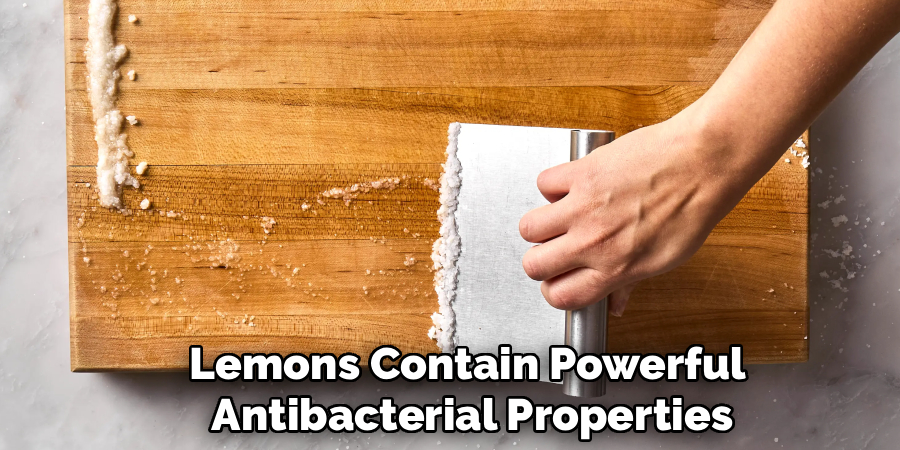 Lemons Contain Powerful
Antibacterial Properties