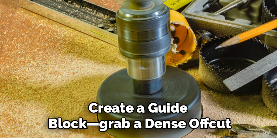 Create a Guide
Block—grab a Dense Offcut