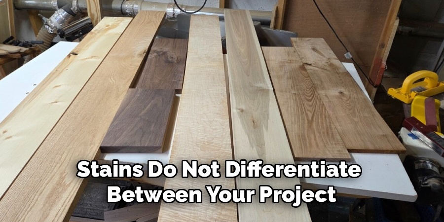 Stains Do Not Differentiate
Between Your Project