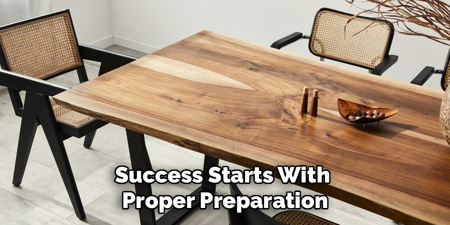 Success Starts With 
Proper Preparation