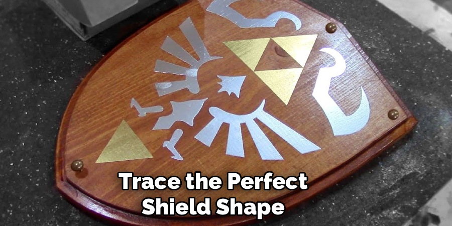 Trace the Perfect Shield Shape