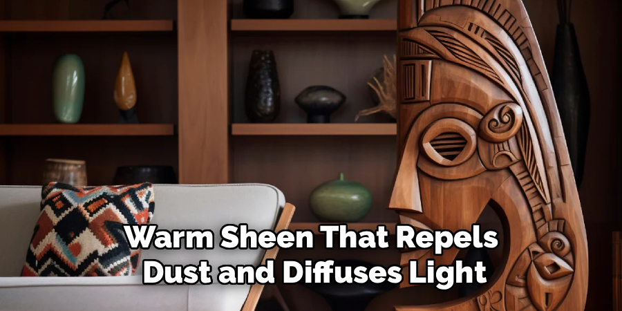 Warm Sheen That Repels 
Dust and Diffuses Light